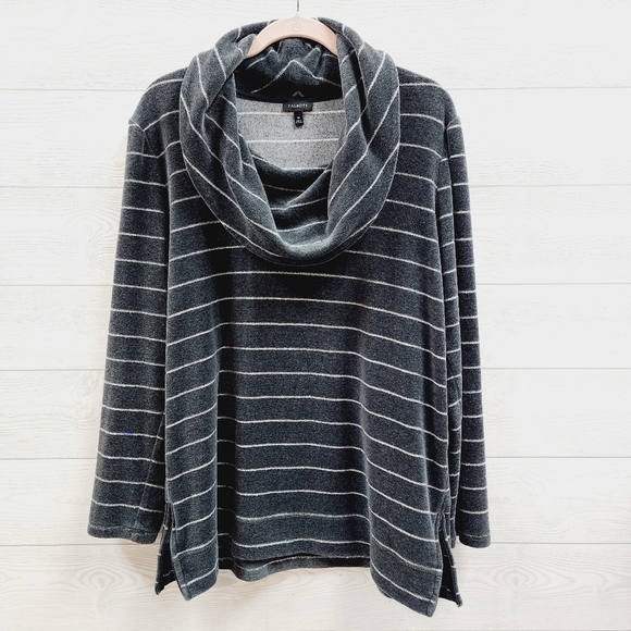 Talbots Metallic Stripe Sweater - Picture 1 of 8